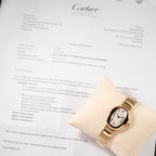 Cartier Baignoire 18K Yellow Gold Quartz with Cartier Service Papers Ref 8057912 from 1990s