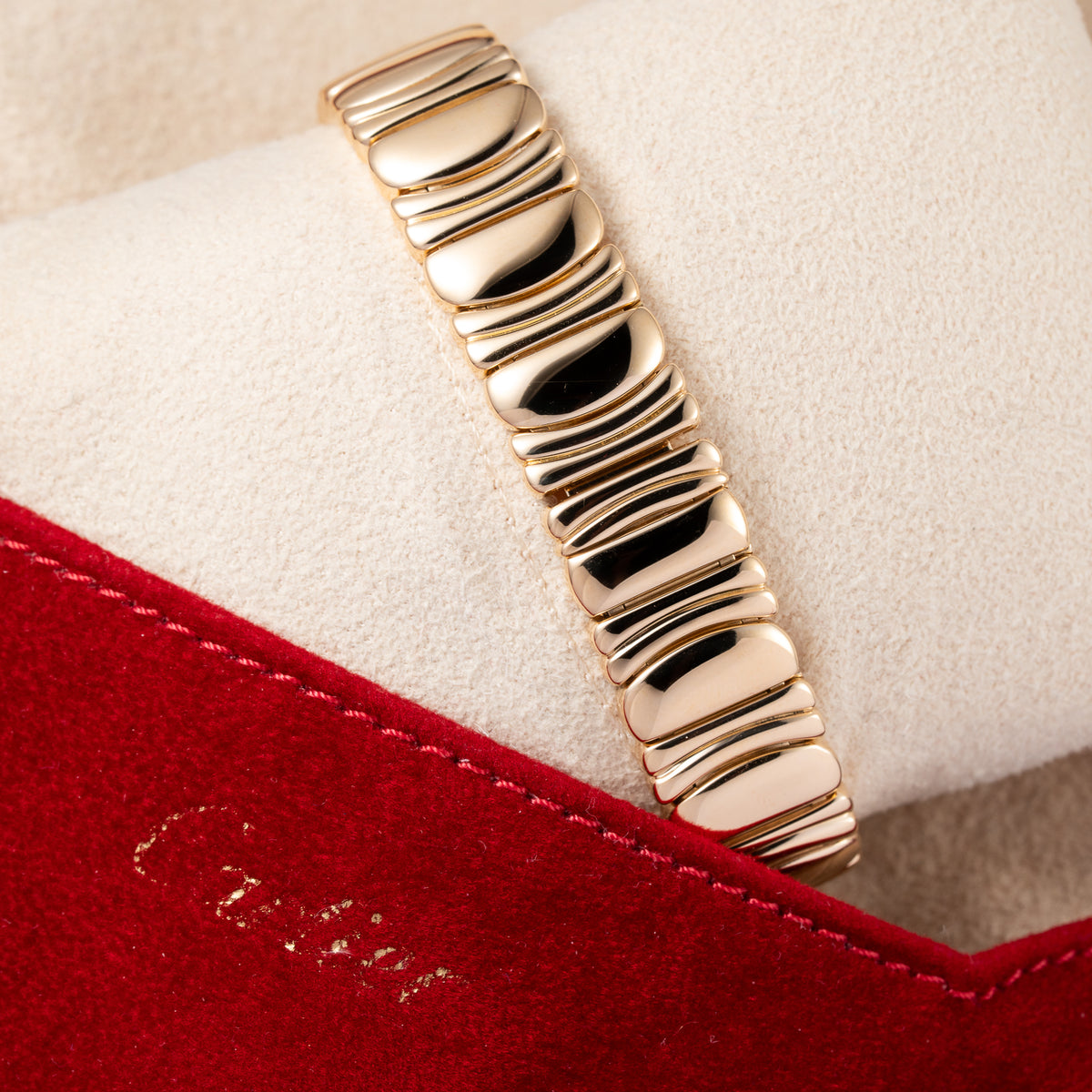 Cartier Baignoire 18K Yellow Gold Quartz with Cartier Service Papers Ref 8057912 from 1990s