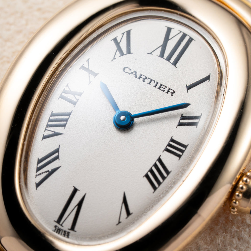 Cartier Baignoire 18K Yellow Gold Quartz with Cartier Service Papers Ref 8057912 from 1990s