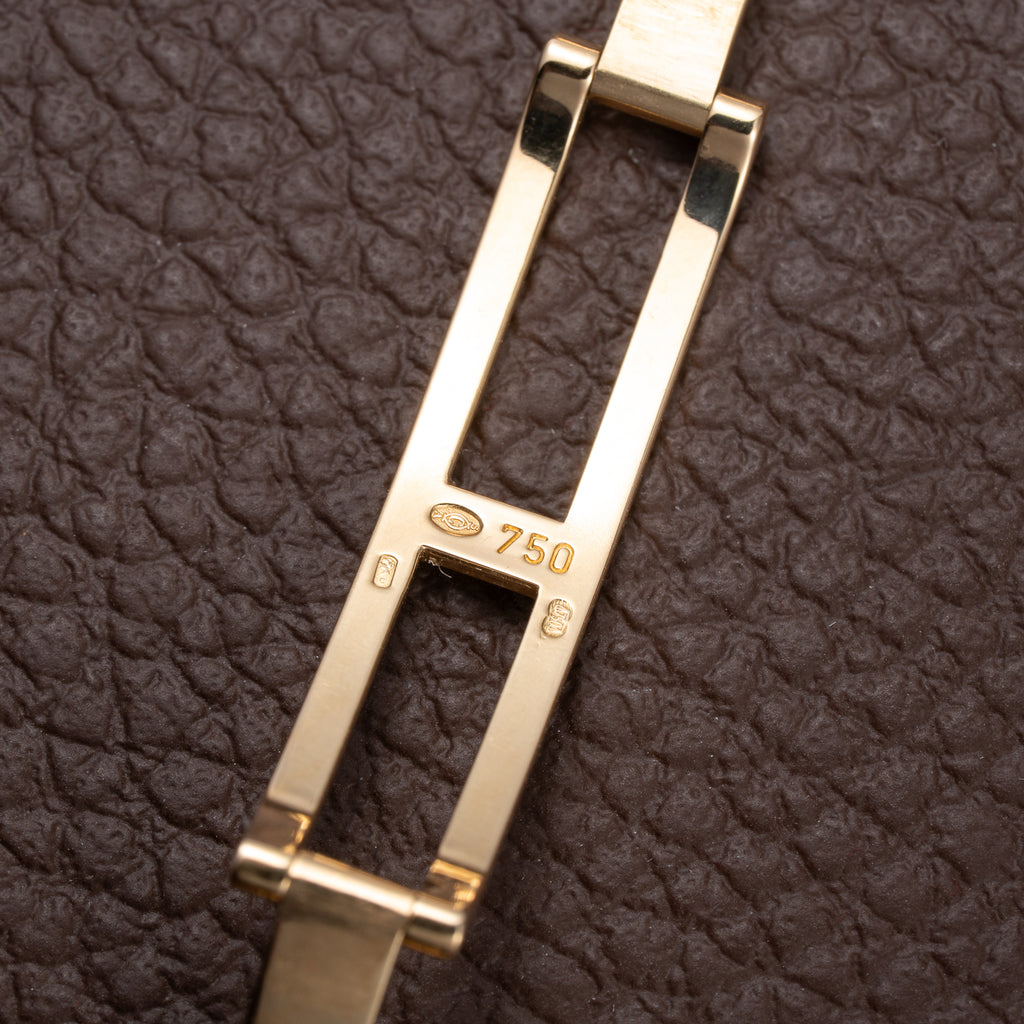 Cartier Baignoire 18K Yellow Gold Quartz with Cartier Service Papers Ref 8057912 from 1990s