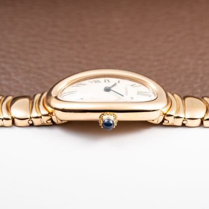 Cartier Baignoire 18K Yellow Gold Quartz with Cartier Service Papers Ref 8057912 from 1990s