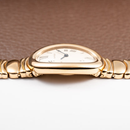 Cartier Baignoire 18K Yellow Gold Quartz with Cartier Service Papers Ref 8057912 from 1990s