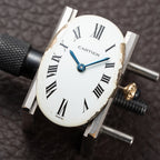 Cartier Baignoire 'Paris' Two-Row Diamond Bezel 18K Yellow Gold Ref. 78094 From 1970s