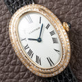 Cartier Baignoire 'Paris' Two-Row Diamond Bezel 18K Yellow Gold Ref. 78094 From 1970s