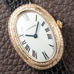 Cartier Baignoire 'Paris' Two-Row Diamond Bezel 18K Yellow Gold Ref. 78094 From 1970s