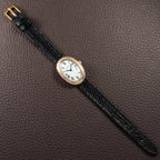 Cartier Baignoire 'Paris' Two-Row Diamond Bezel 18K Yellow Gold Ref. 78094 From 1970s