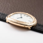 Cartier Baignoire 'Paris' Two-Row Diamond Bezel 18K Yellow Gold Ref. 78094 From 1970s