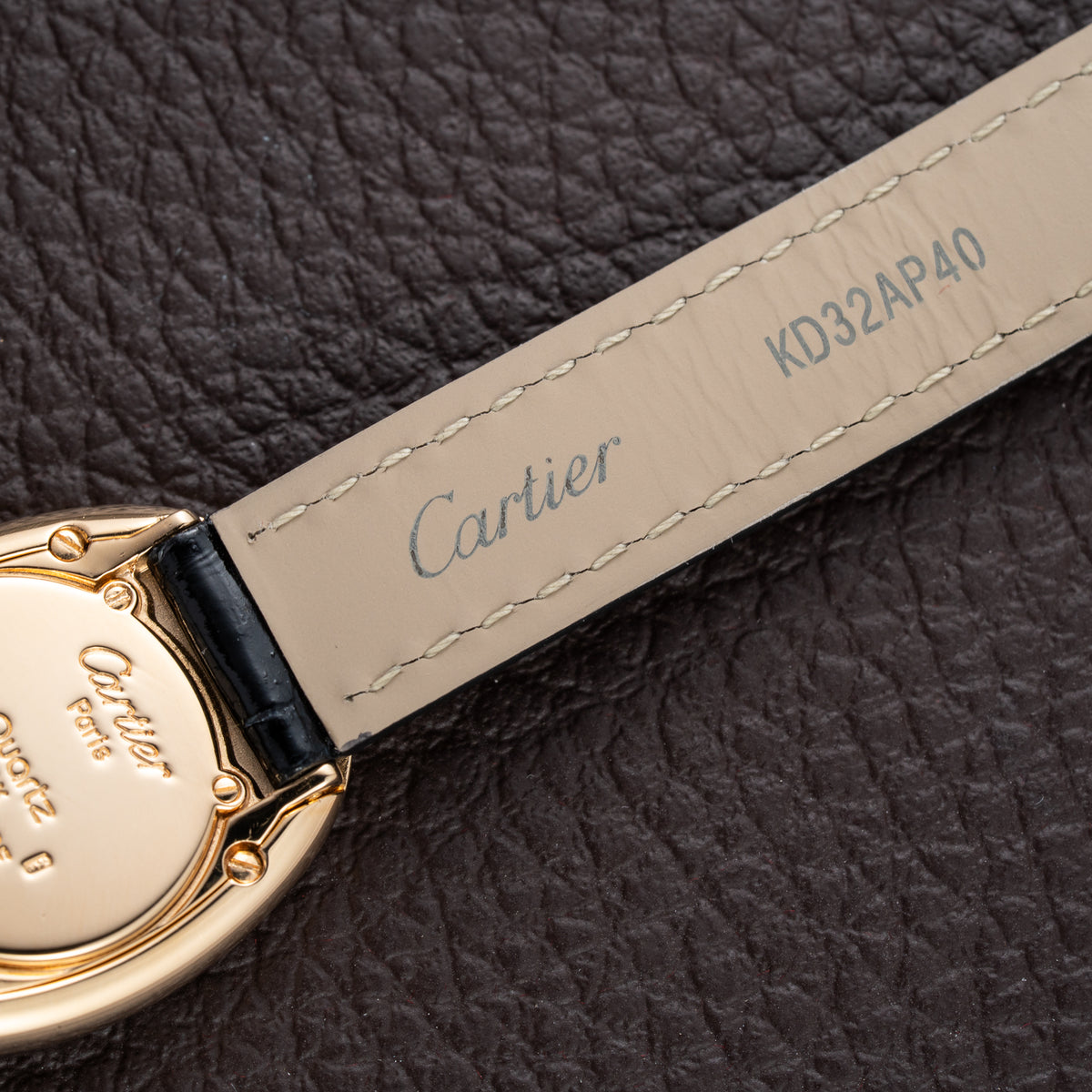 Cartier Baignoire Two-Row Factory Diamond Set 18K Yellow Gold Cartier Serviced 2026 Ref. 866044