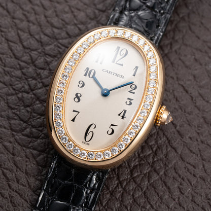 Cartier Baignoire Factory Diamond Cartier Serviced 2026 – 2-Year International Warranty Ref. 1954 Full Set from 1996