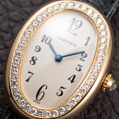 Cartier Baignoire Factory Diamond Cartier Serviced 2026 – 2-Year International Warranty Ref. 1954 Full Set from 1996