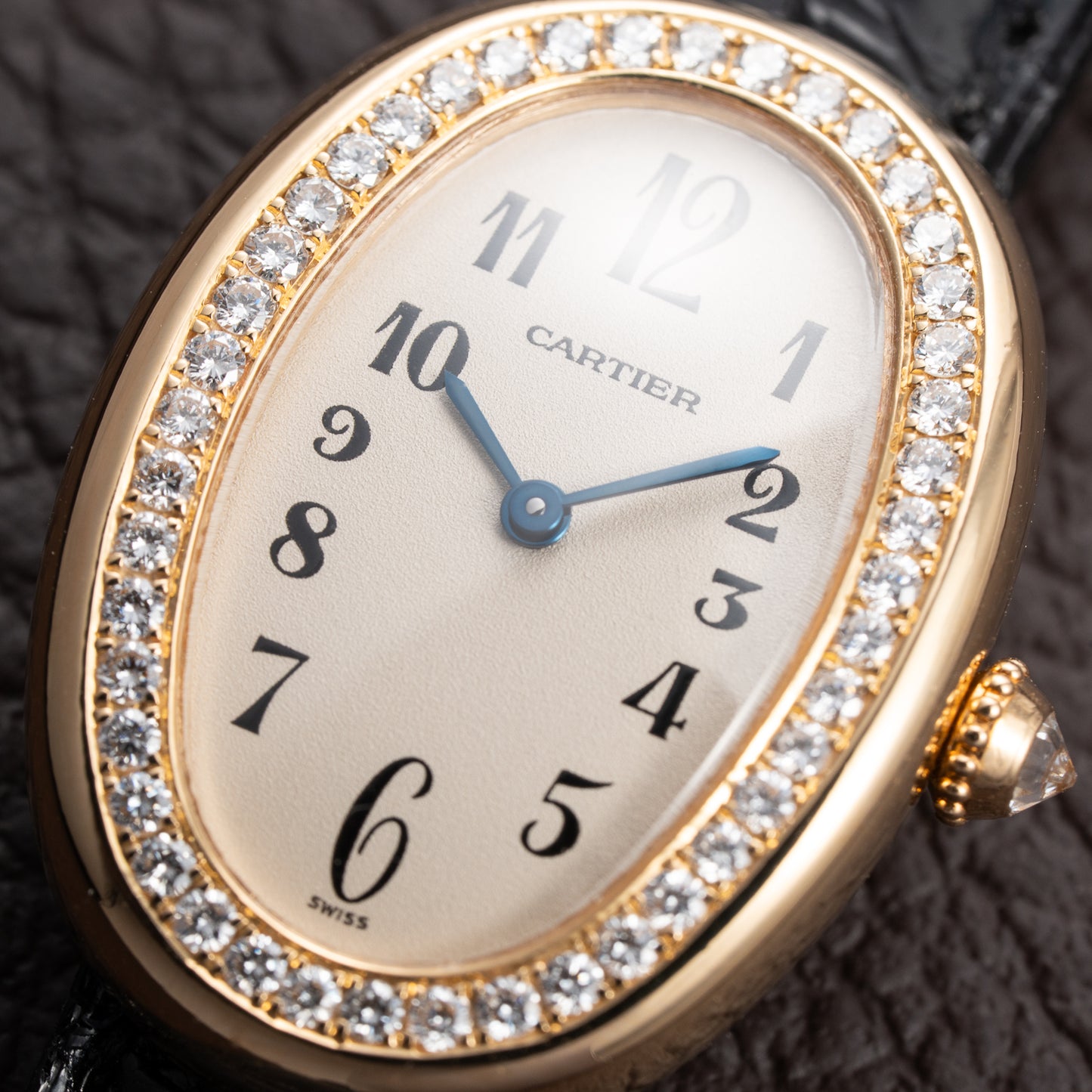Cartier Baignoire Factory Diamond Cartier Serviced 2026 – 2-Year International Warranty Ref. 1954 Full Set from 1996