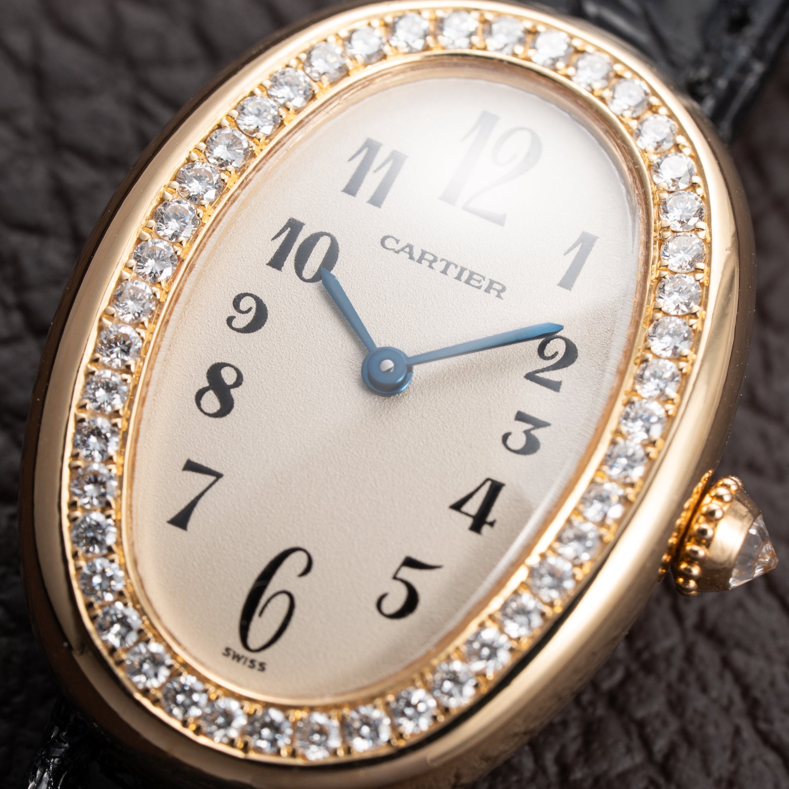 Cartier Baignoire Factory Diamond Cartier Serviced 2026 – 2-Year International Warranty Ref. 1954 Full Set from 1996