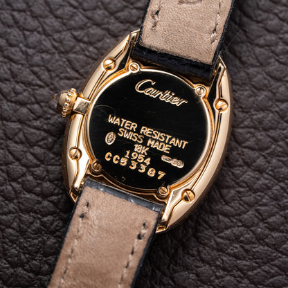 Cartier Baignoire Factory Diamond Cartier Serviced 2026 – 2-Year International Warranty Ref. 1954 Full Set from 1996