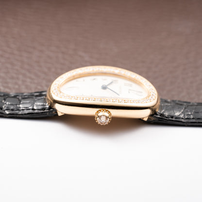 Cartier Baignoire Factory Diamond Cartier Serviced 2026 – 2-Year International Warranty Ref. 1954 Full Set from 1996
