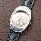 Cartier Baignoire Diamond Set White Gold 18K 'Paris' Dial Ref 78094 from 1970s