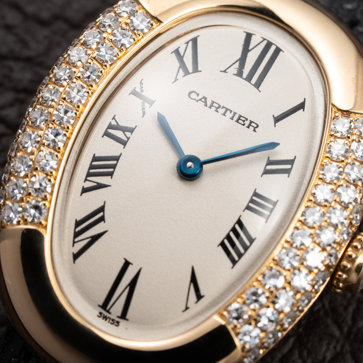 Cartier Baignoire Pavé Diamond Set 18K Yellow Gold Full Set from 1989 Cartier Service 2026 Ref 8057912