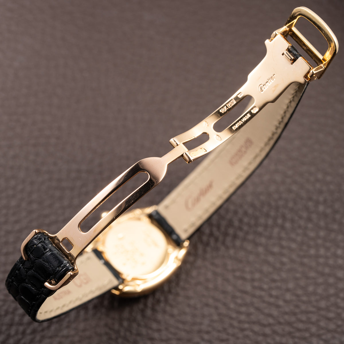 Cartier Baignoire Pavé Diamond Set 18K Yellow Gold Full Set from 1989 Cartier Service 2026 Ref 8057912