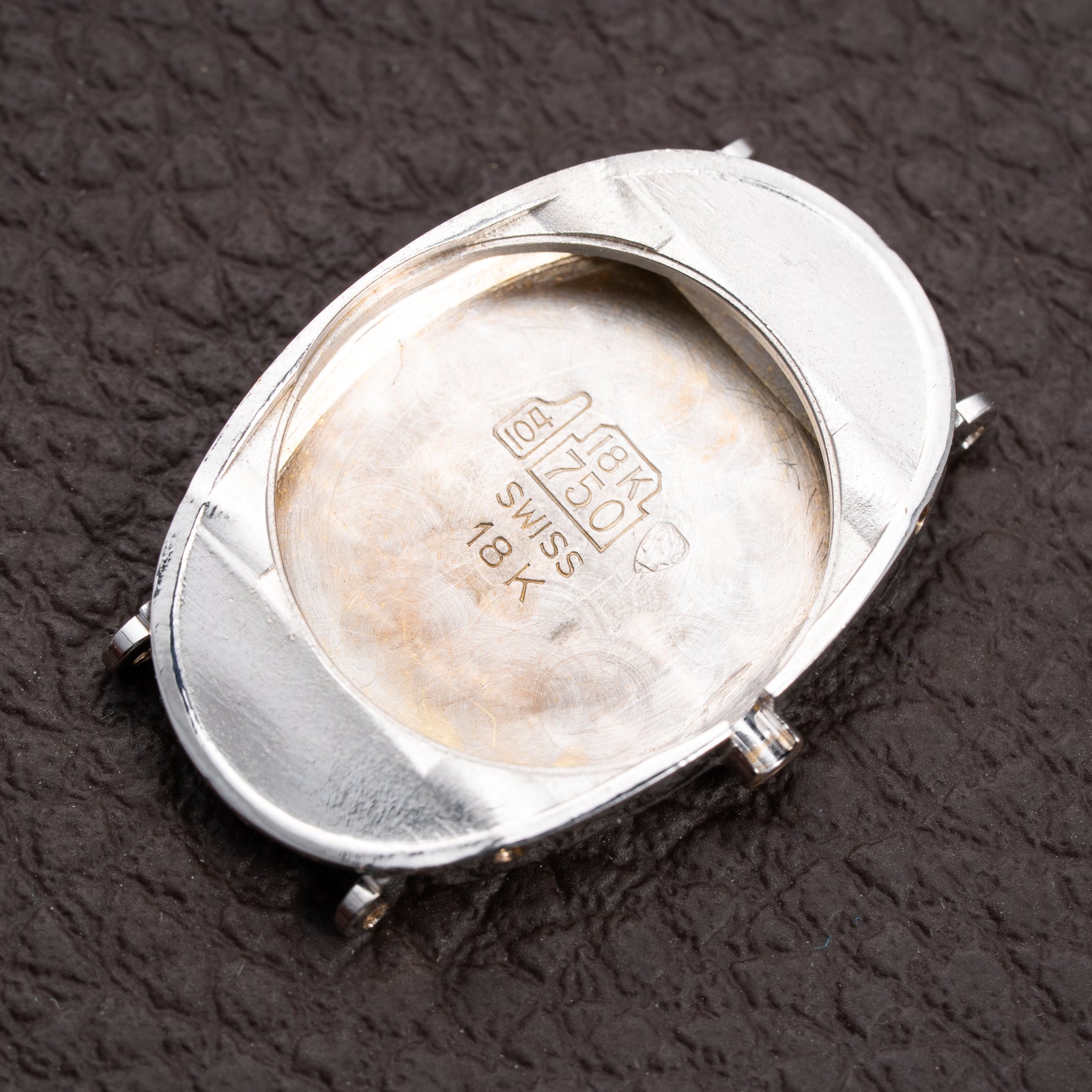 Cartier Baignoire Diamond Set White Gold 18K 'Paris' Dial Ref 78094 from 1970s