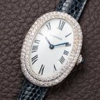 Cartier Baignoire Diamond Set White Gold 18K 'Paris' Dial Ref 78094 from 1970s