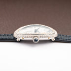 Cartier Baignoire Diamond Set White Gold 18K 'Paris' Dial Ref 78094 from 1970s