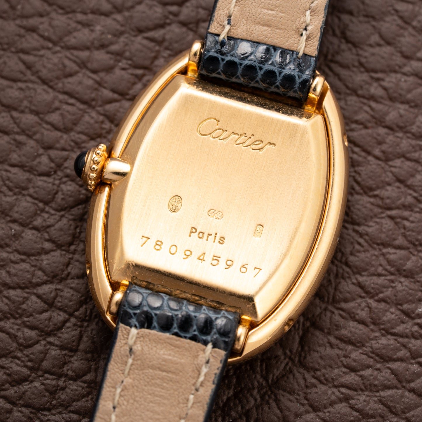 Cartier Baignoire “Paris” GM Ref. 78094  18K Yellow Gold from 1970s