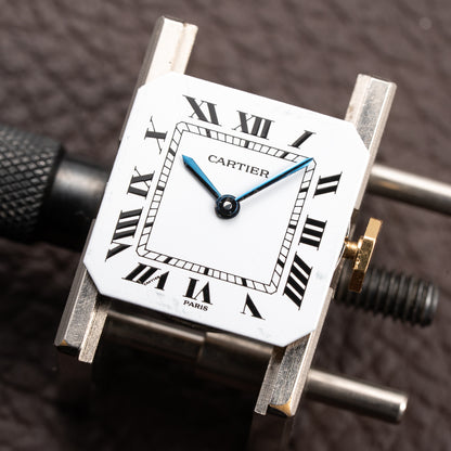 Cartier Ceinture "Paris" Dial 18K White & Yellow Gold PM Ref. 78210  from 1970s