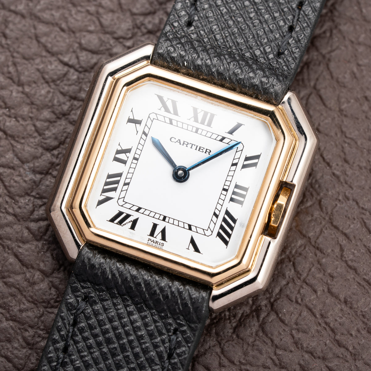 Cartier Ceinture "Paris" Dial 18K White & Yellow Gold PM Ref. 78210  from 1970s