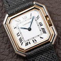 Cartier Ceinture "Paris" Dial 18K White & Yellow Gold PM Ref. 78210  from 1970s