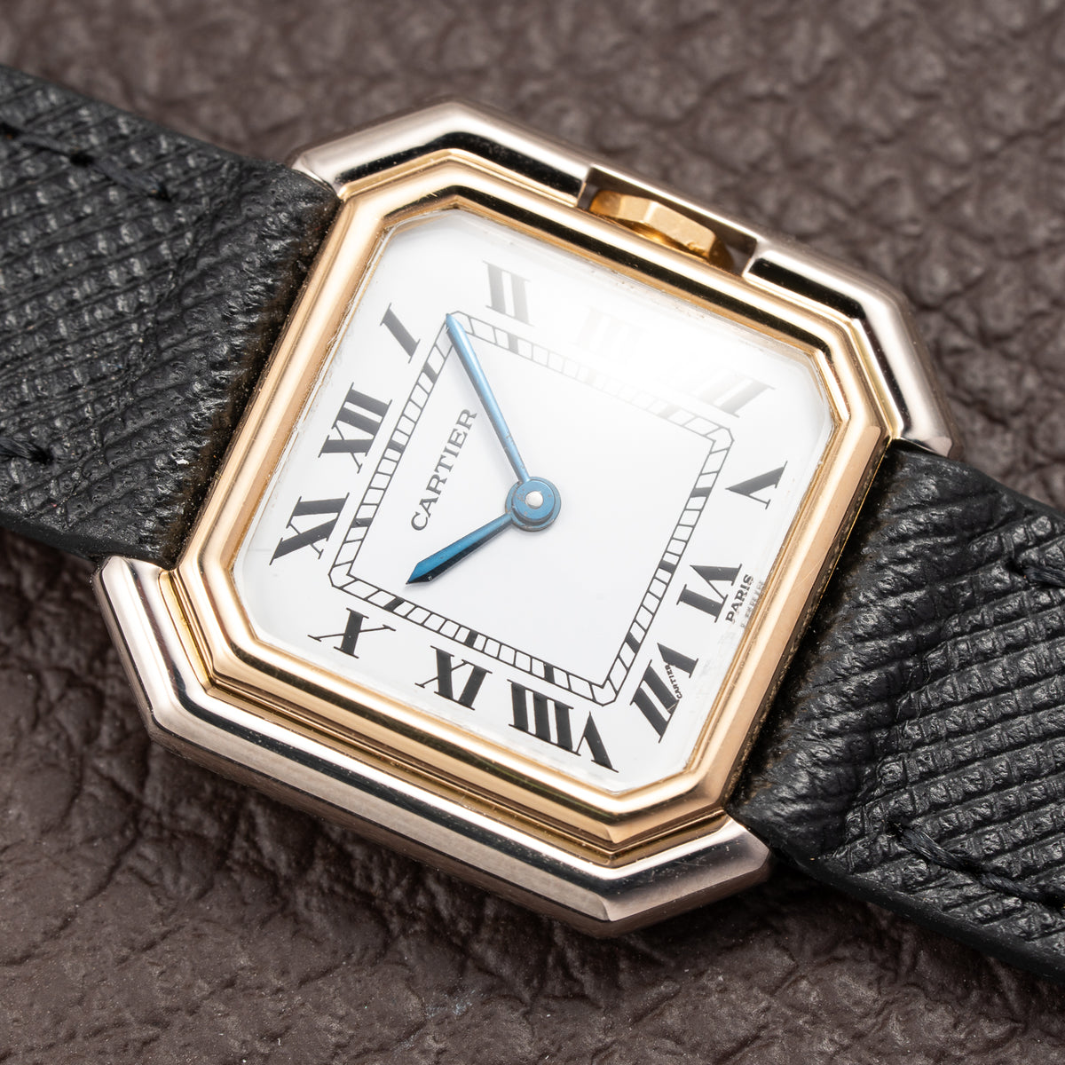 Cartier Ceinture "Paris" Dial 18K White & Yellow Gold PM Ref. 78210  from 1970s