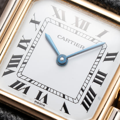 Cartier Ceinture "Paris" Dial 18K White & Yellow Gold PM Ref. 78210  from 1970s