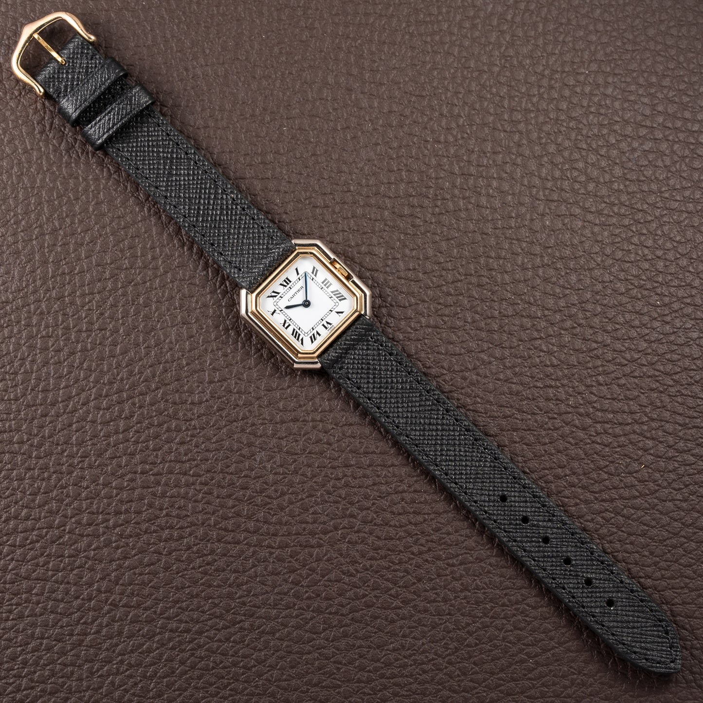 Cartier Ceinture "Paris" Dial 18K White & Yellow Gold PM Ref. 78210  from 1970s