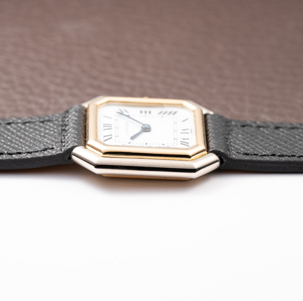 Cartier Ceinture "Paris" Dial 18K White & Yellow Gold PM Ref. 78210  from 1970s