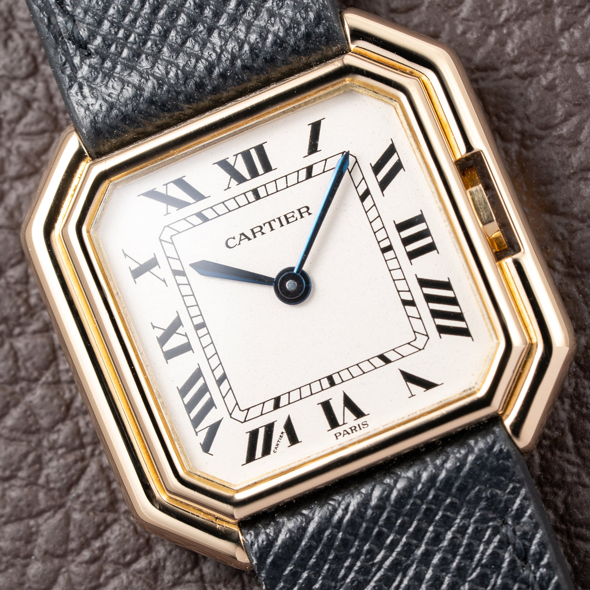 Cartier Ceinture 'Paris' Signed Dial 18K Yellow Gold GM Ref. 78099 fro ...
