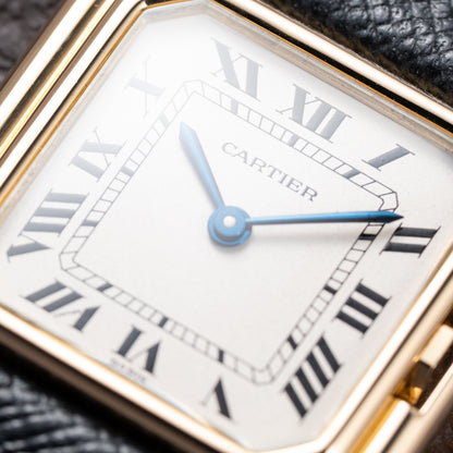 Cartier Ceinture 'Paris' Signed Dial 18K Yellow Gold GM Ref. 78099 from 1970s