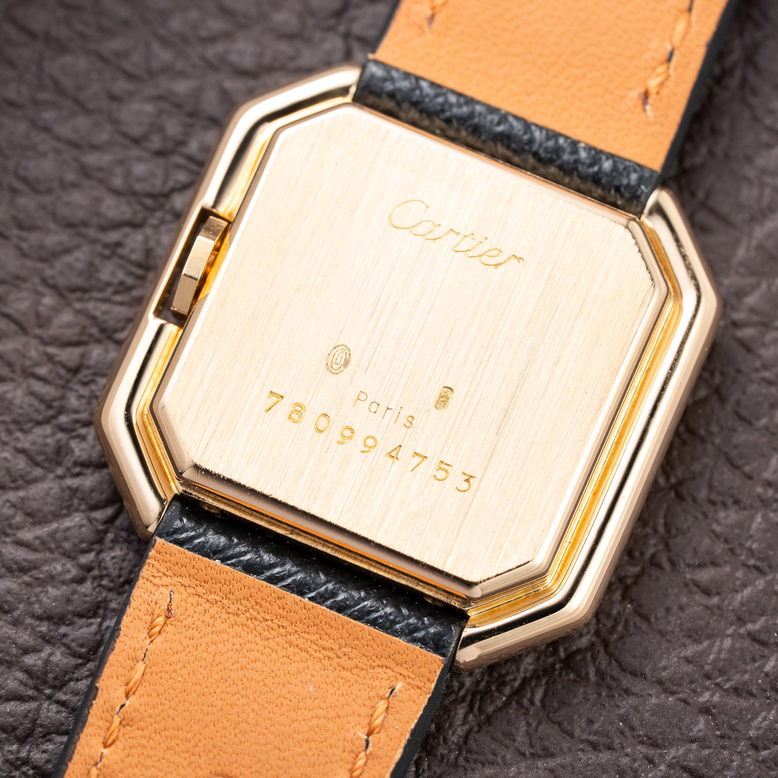 Cartier Ceinture 'Paris' Signed Dial 18K Yellow Gold GM Ref. 78099 from 1970s