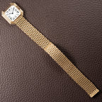 Cartier Ceinture "Paris" Dial Grain de Riz Bracelet 18K Yellow Gold PM Ref. 78100 from 1970s
