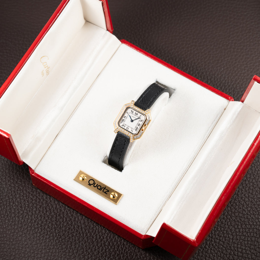 Cartier Ceinture Factory Diamond Tricolor Yellow, Pink, White Gold Ref. 66037 from 1980s