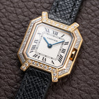 Cartier Ceinture Factory Diamond Tricolor Yellow, Pink, White Gold Ref. 66037 from 1980s