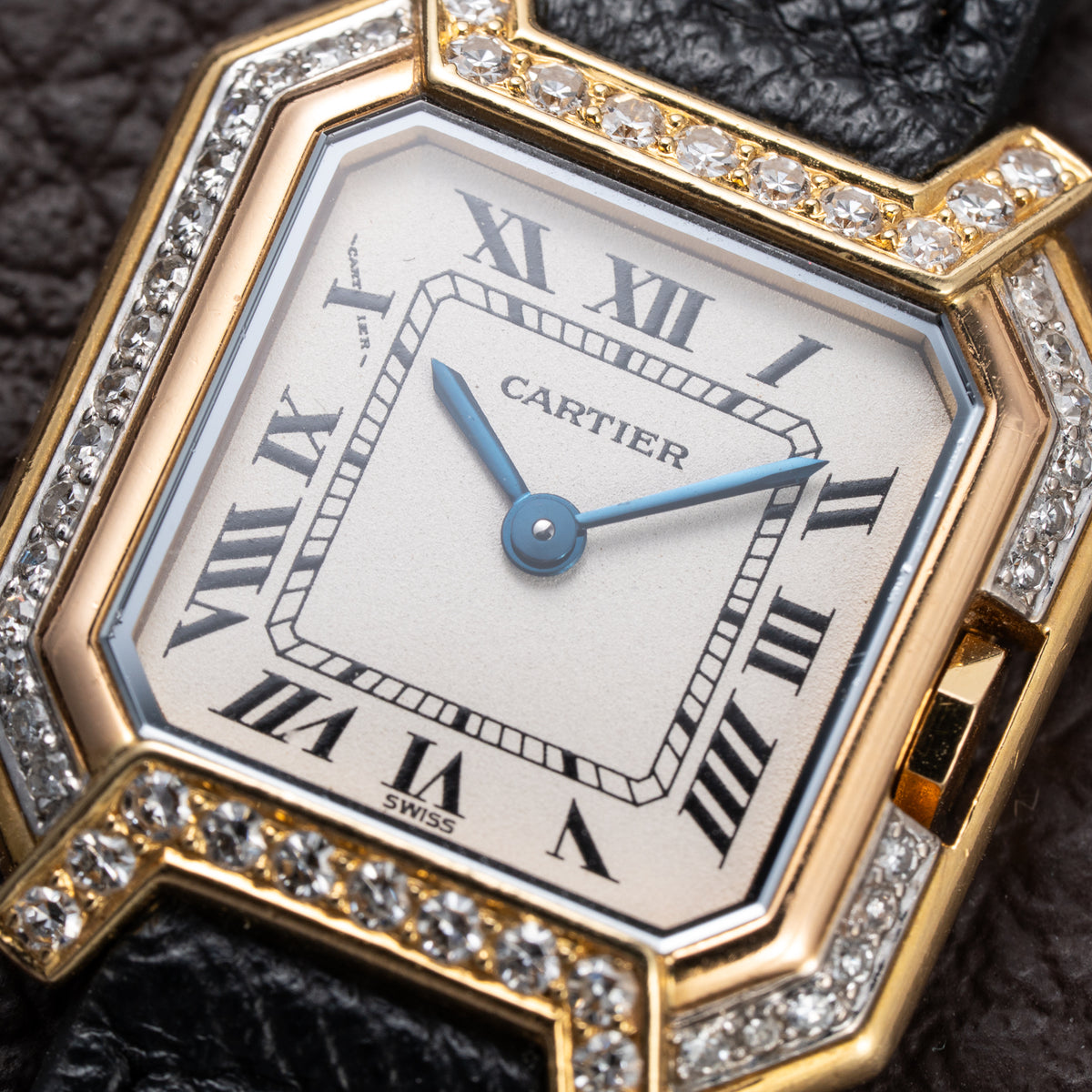 Cartier Ceinture Factory Diamond Tricolor Yellow, Pink, White Gold Ref. 66037 from 1980s