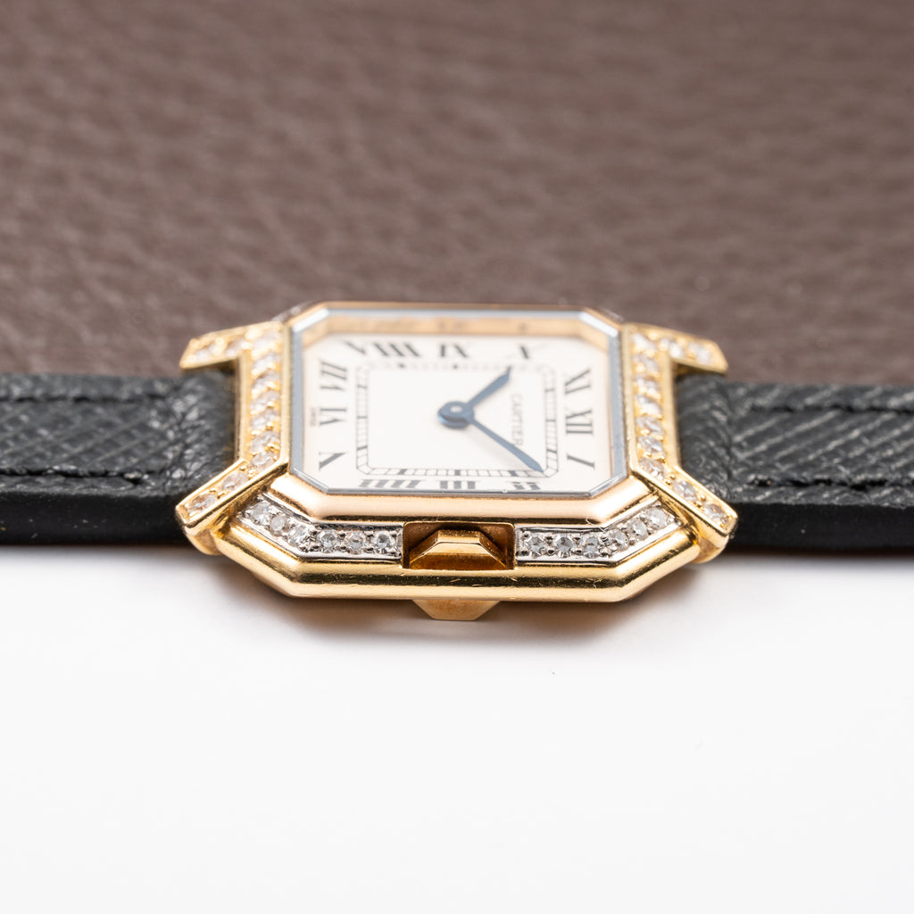 Cartier Ceinture Factory Diamond Tricolor Yellow, Pink, White Gold Ref. 66037 from 1980s