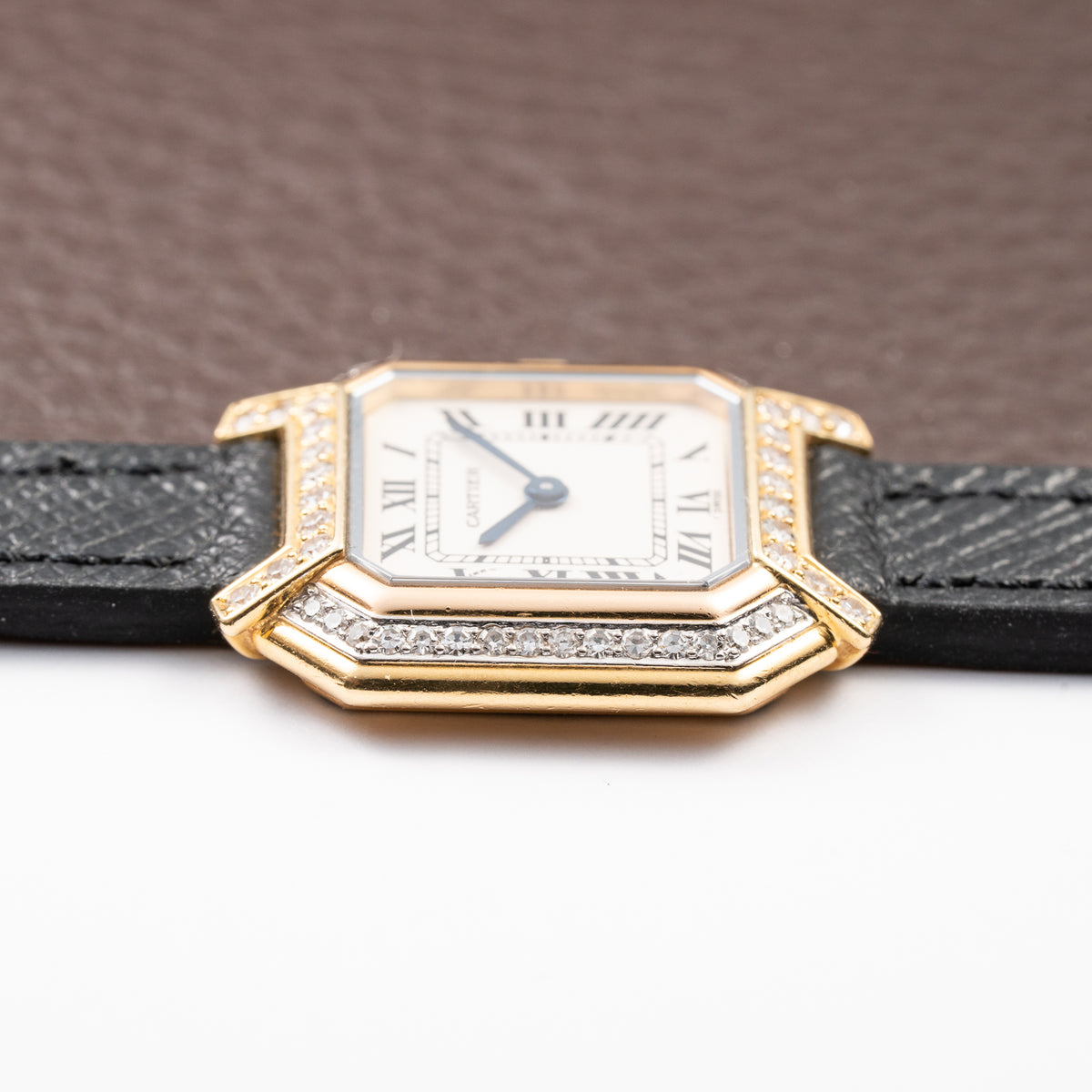 Cartier Ceinture Factory Diamond Tricolor Yellow, Pink, White Gold Ref. 66037 from 1980s