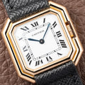 Cartier Ceinture 'Paris' Signed Dial 18K Yellow Gold SM Ref. 78100 from 1970s