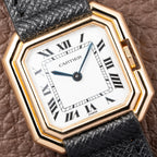 Cartier Ceinture 'Paris' Signed Dial 18K Yellow Gold SM Ref. 78100 from 1970s