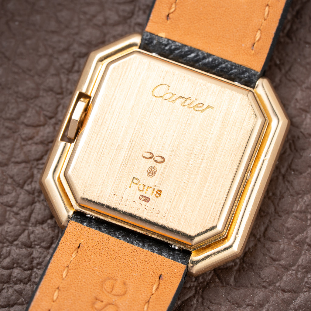 Cartier Ceinture 'Paris' Signed Dial 18K Yellow Gold SM Ref. 78100 from 1970s
