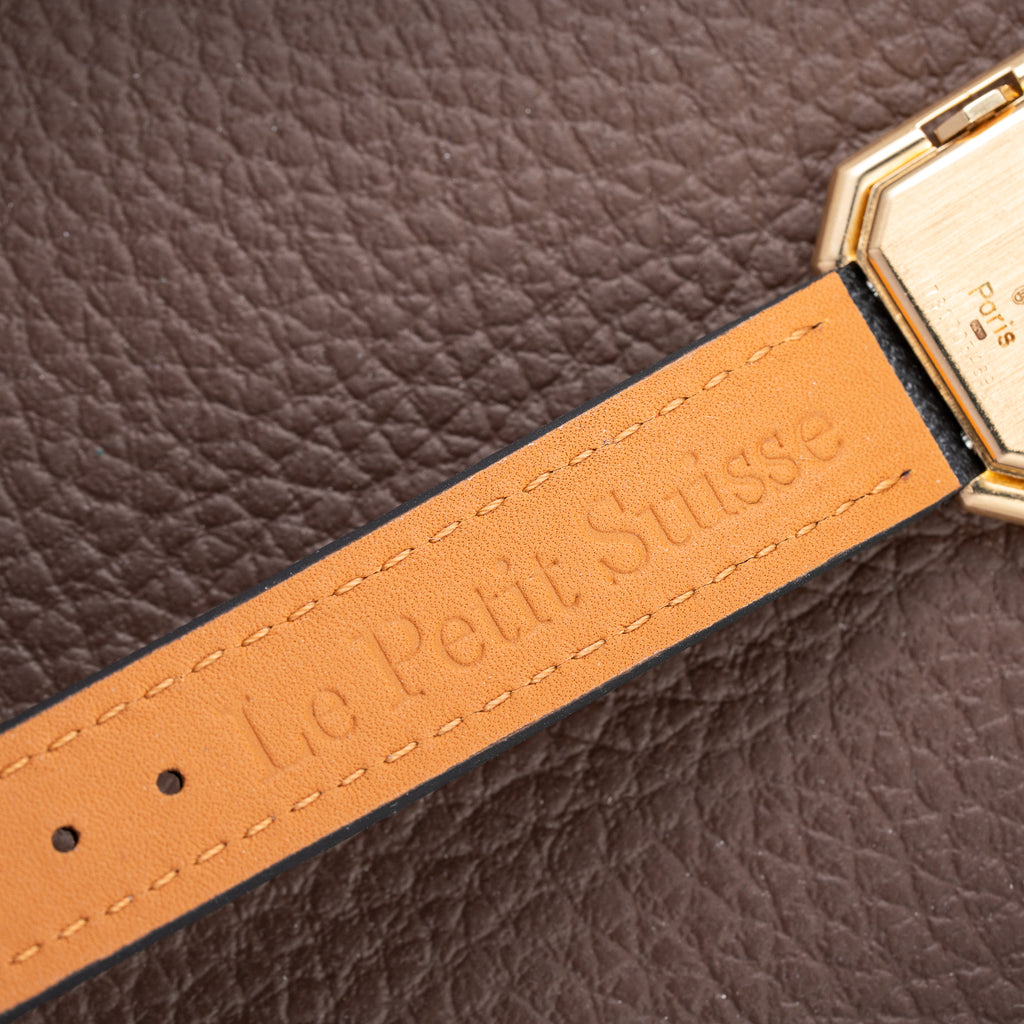 Cartier Ceinture 'Paris' Signed Dial 18K Yellow Gold SM Ref. 78100 from 1970s