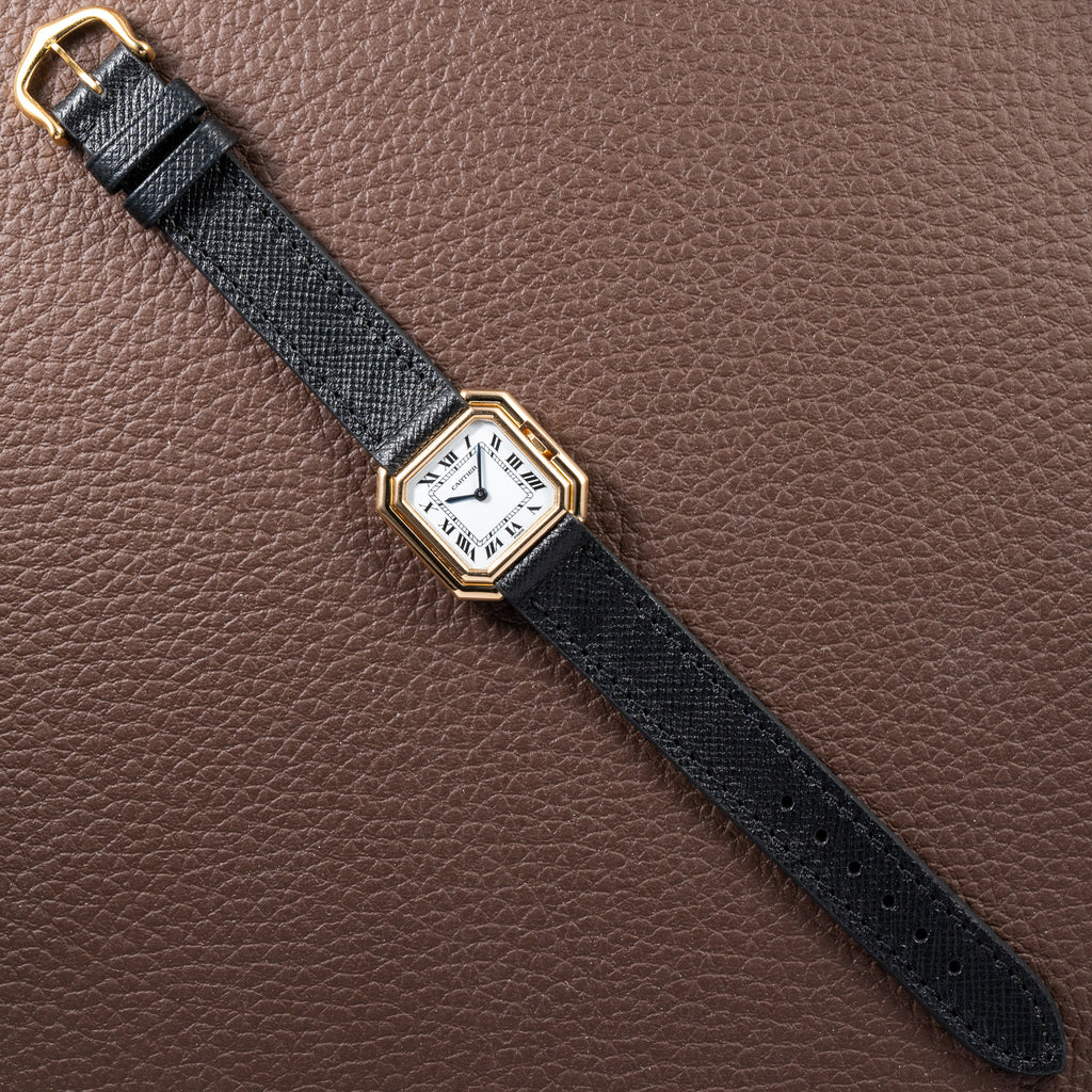 Cartier Ceinture 'Paris' Signed Dial 18K Yellow Gold SM Ref. 78100 from 1970s