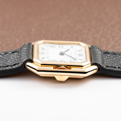 Cartier Ceinture 'Paris' Signed Dial 18K Yellow Gold SM Ref. 78100 from 1970s