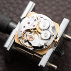 Cartier Ceinture 'Paris' 18K Yellow Gold Rare Art Deco Doré Dial Ref. 78100 Full Set from 1980