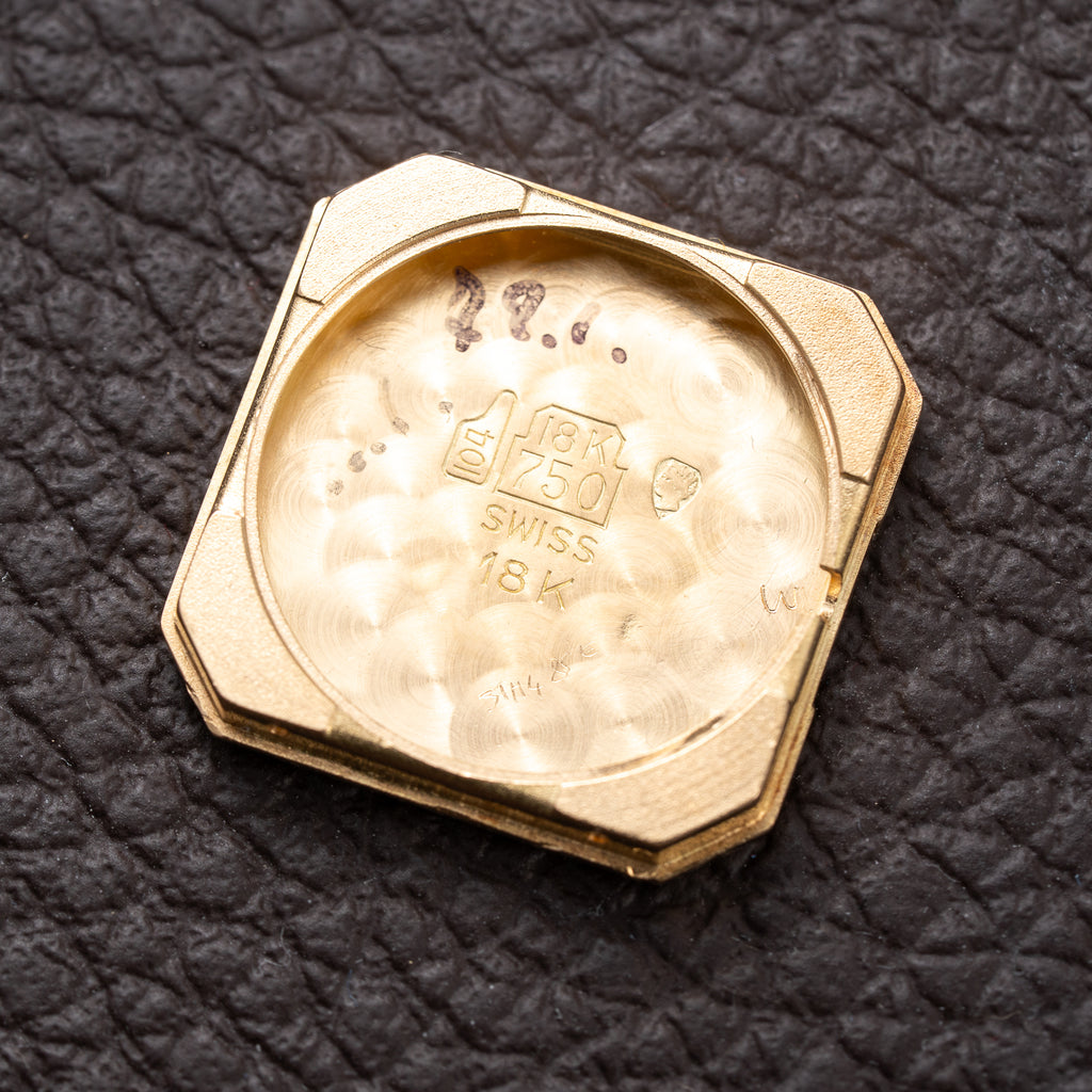 Cartier Ceinture 'Paris' 18K Yellow Gold Rare Art Deco Doré Dial Ref. 78100 Full Set from 1980