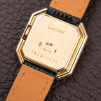 Cartier Ceinture 'Paris' 18K Yellow Gold Rare Art Deco Doré Dial Ref. 78100 Full Set from 1980